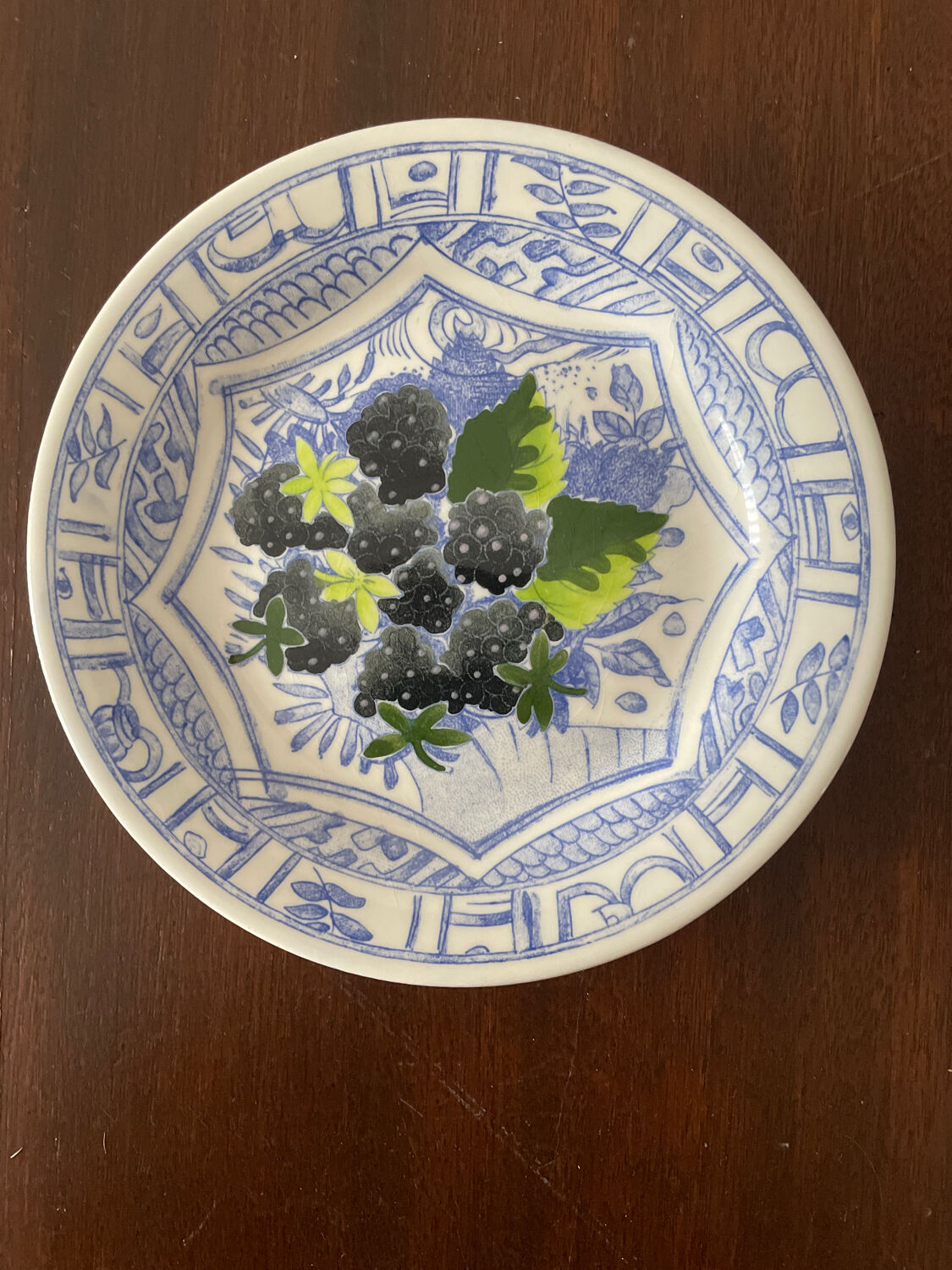 Set de 5 assiettes Gien pour le dessert