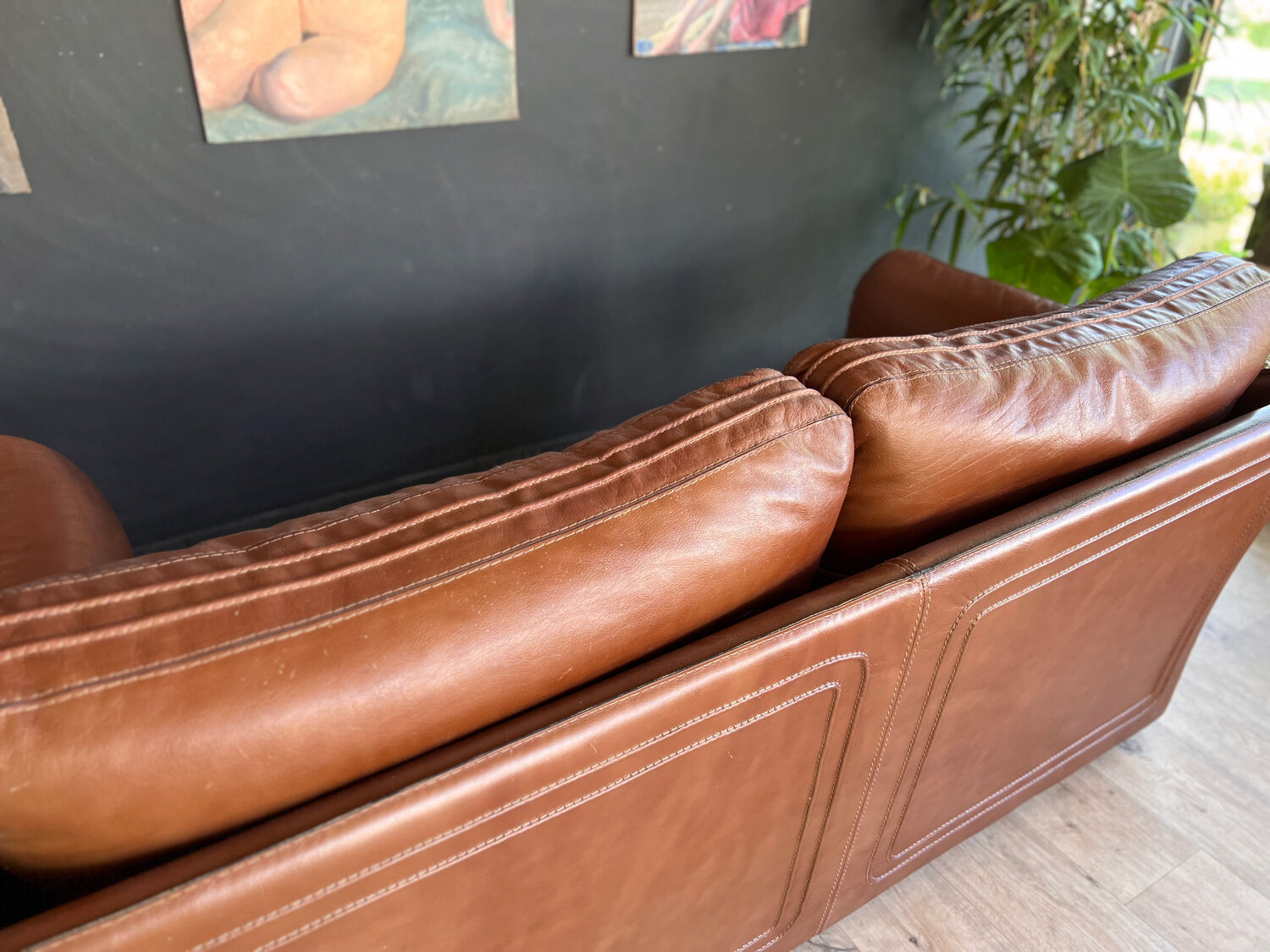 Leather couch