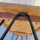 Folding side table, 50s design, trumpet legs, vintage