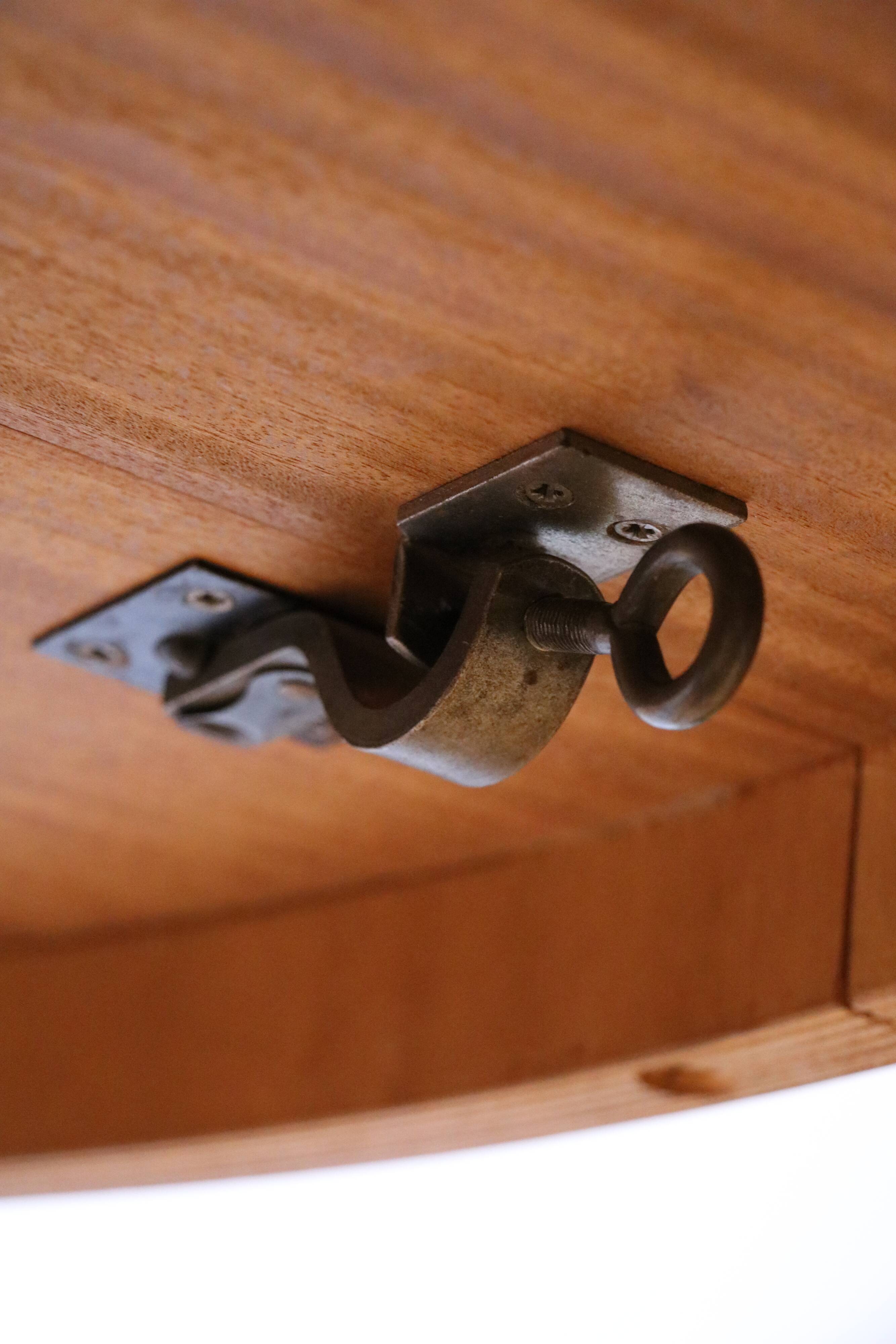 Extendable round table, teak, 1960