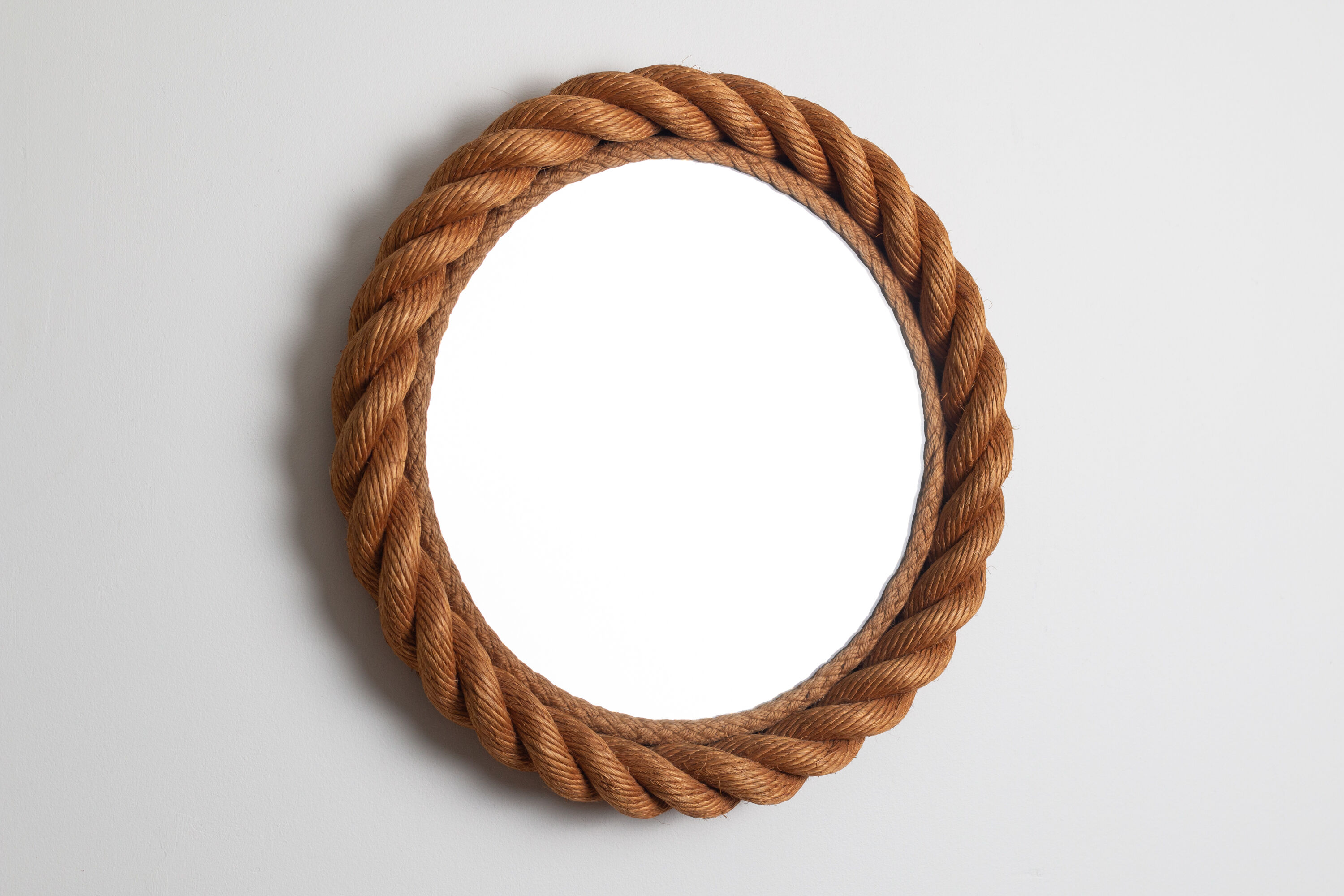 Vintage round mirror 34cm