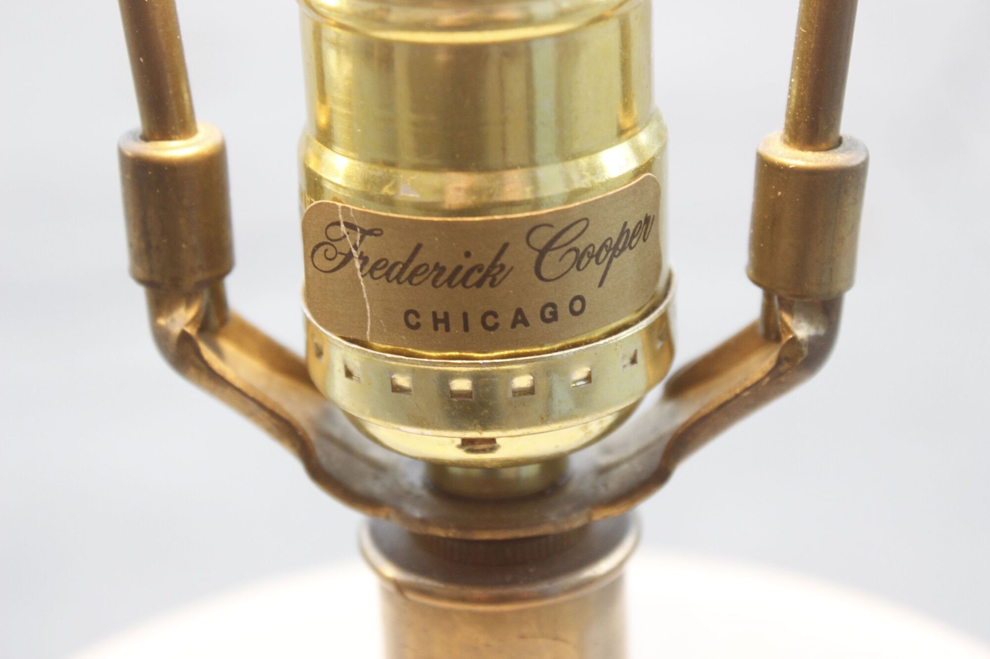 Office lamp bases by Frederick Cooper, Chicago, 1950s, Set of 2