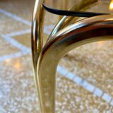 Side table smoked glass