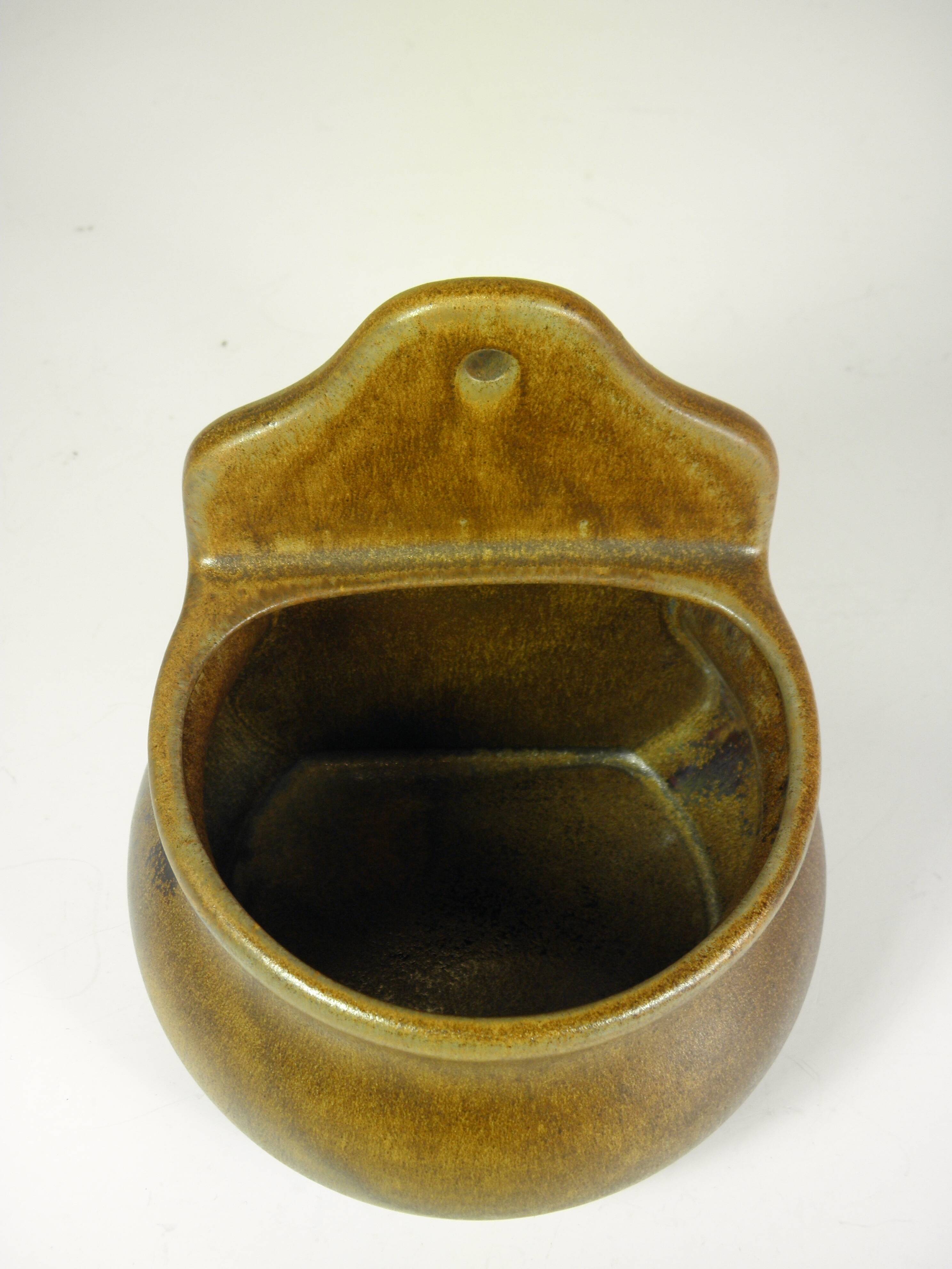 Stoneware salt dish from the 70s