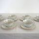6 vintage M&S Berry Limoges coffee cups with saucers