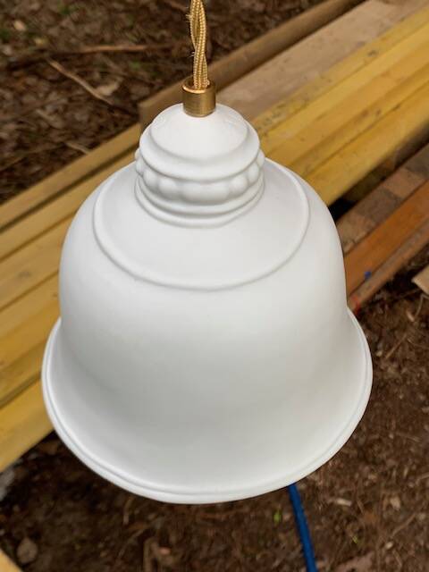 New alix d. reynis pendant light in limoge porcelain