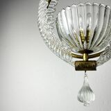 Murano chandelier by Ercole Barovier for Barovier & Toso, 1930s