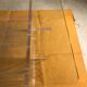 Plexiglas coffee table and glass