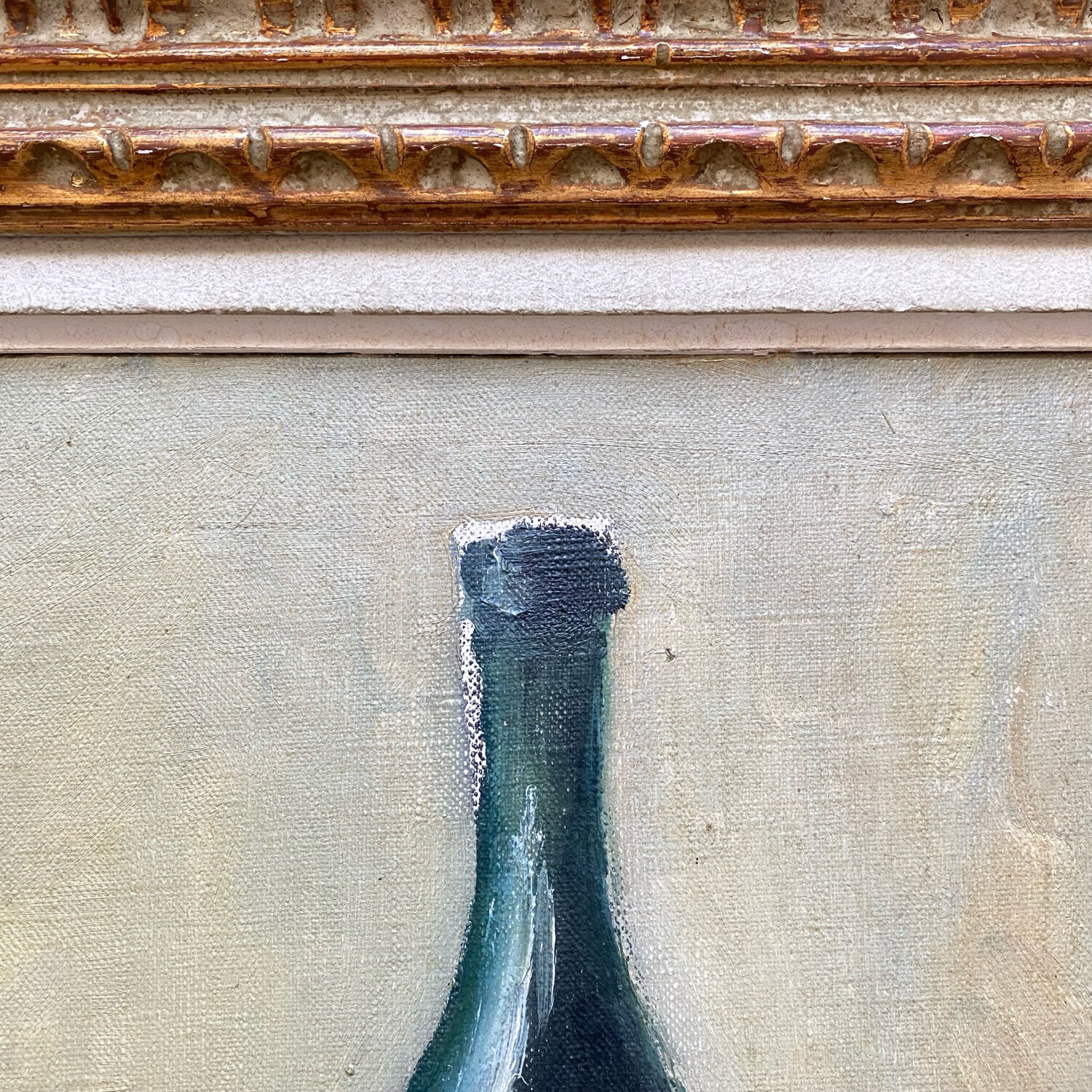 Framed still life by J. Aubry