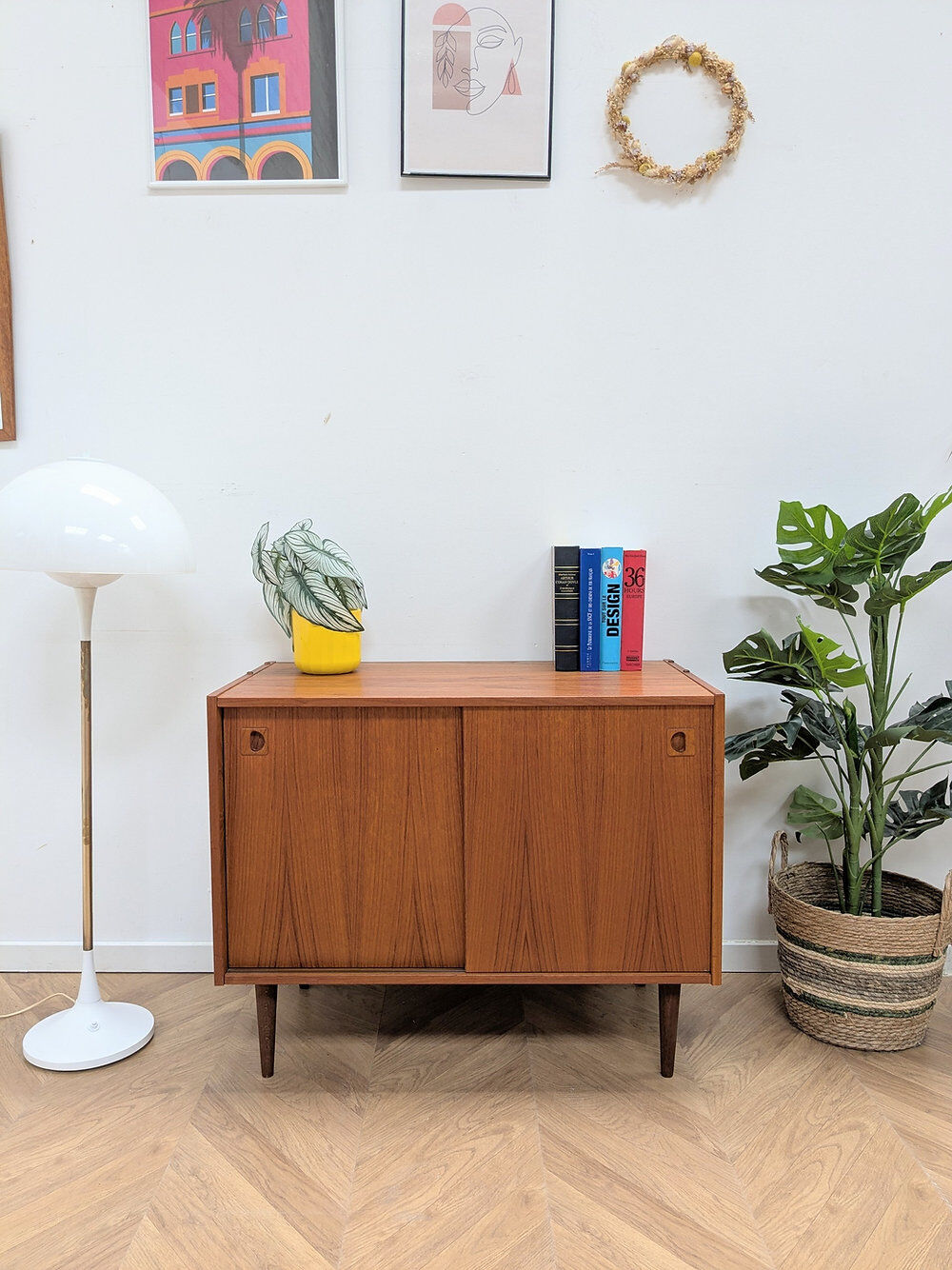 Buffet bas scandinave teck danois années 70