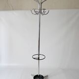 Vintage design coat rack from the 70s 1970s 1980s chrome metal