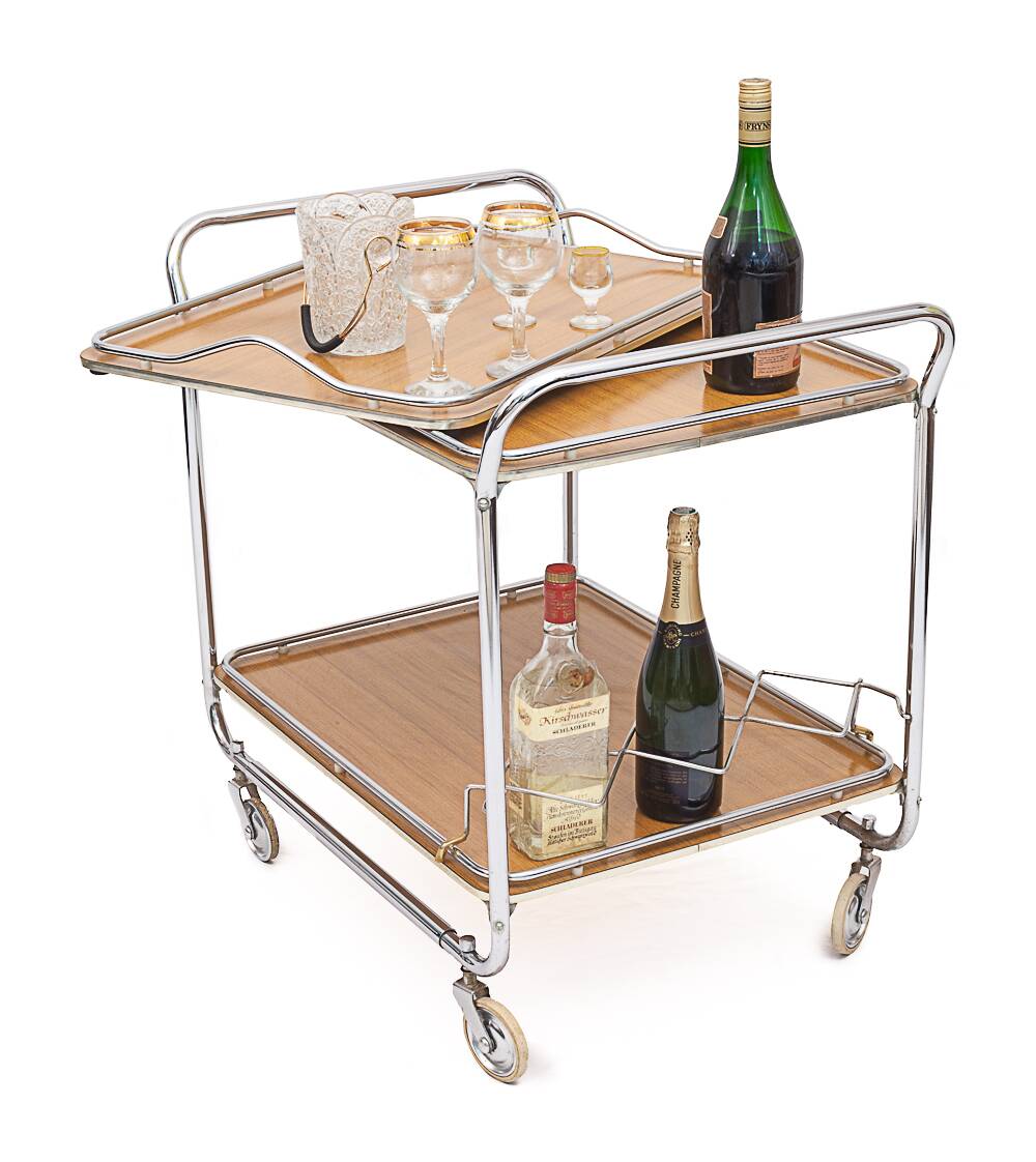 Modern serving trolley