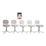 5 x chaises Giroflex 7105 Space Age