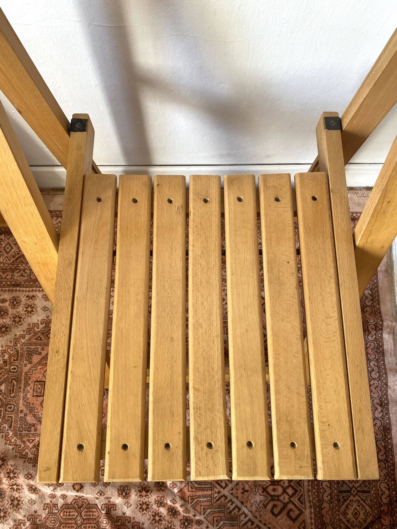 designer folding chairs in beech wood