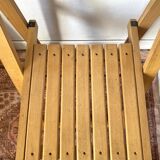 designer folding chairs in beech wood