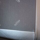 2 black leather sofas Duvivier