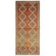 Vintage Turkish Hand-Knotted Wool Cotton Orange Area Rug 150x333
