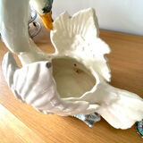 Ceramic Swan Cache Antique Pot Design Slip Empty Antique Pocket