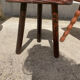Tabouret en bois tripode vintage