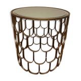 Golden side table