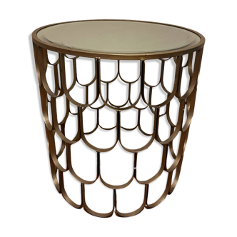 Golden side table