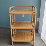 Rattan bedside