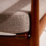 Restored teak armchair by Arne Vodder for Glostrup Møbelfabrik