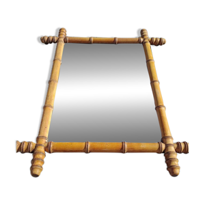 miroir bambou
