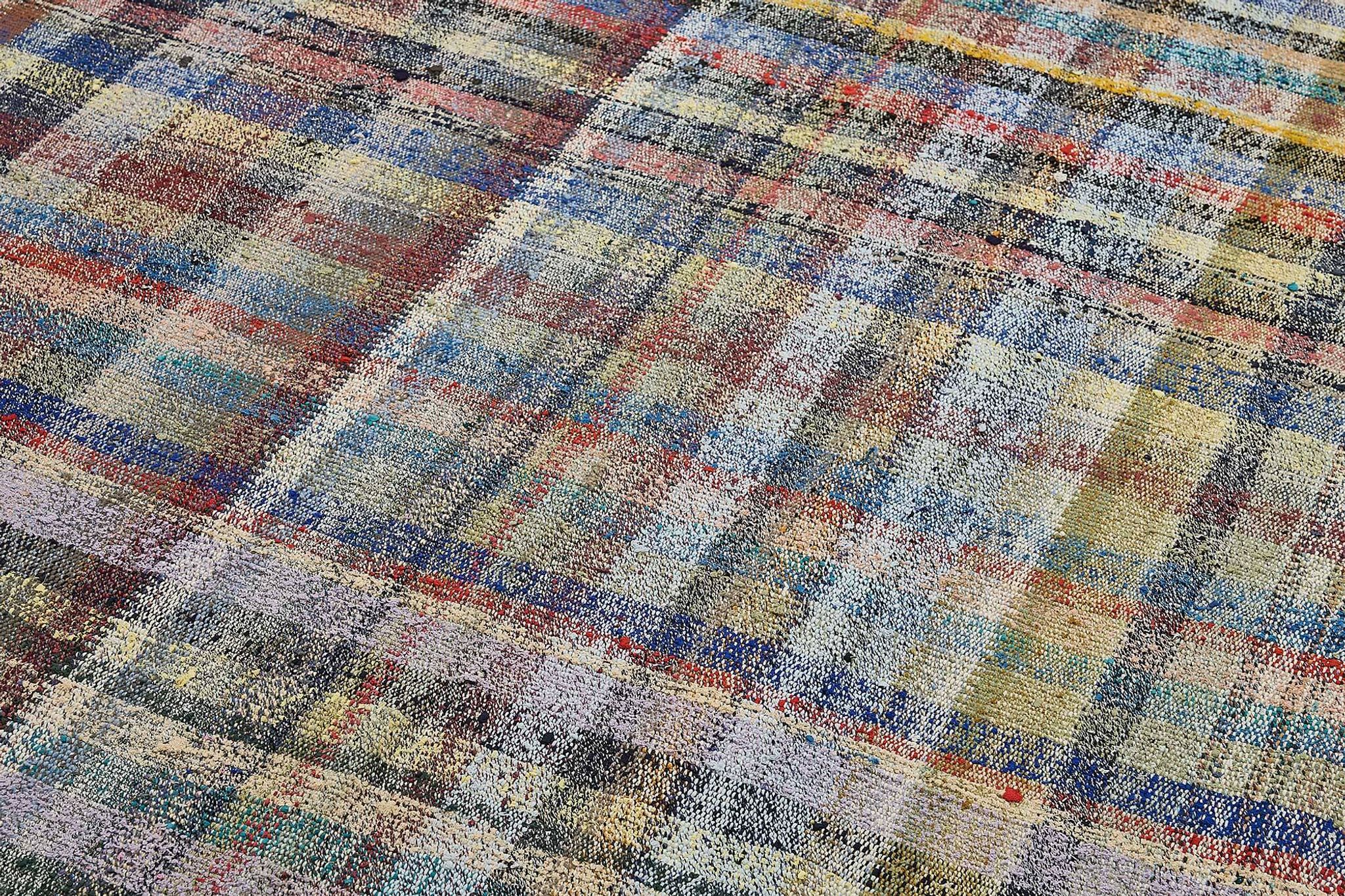 Tapis kilim chaput tissé à la main en Turquie 198 cm x 320 cm