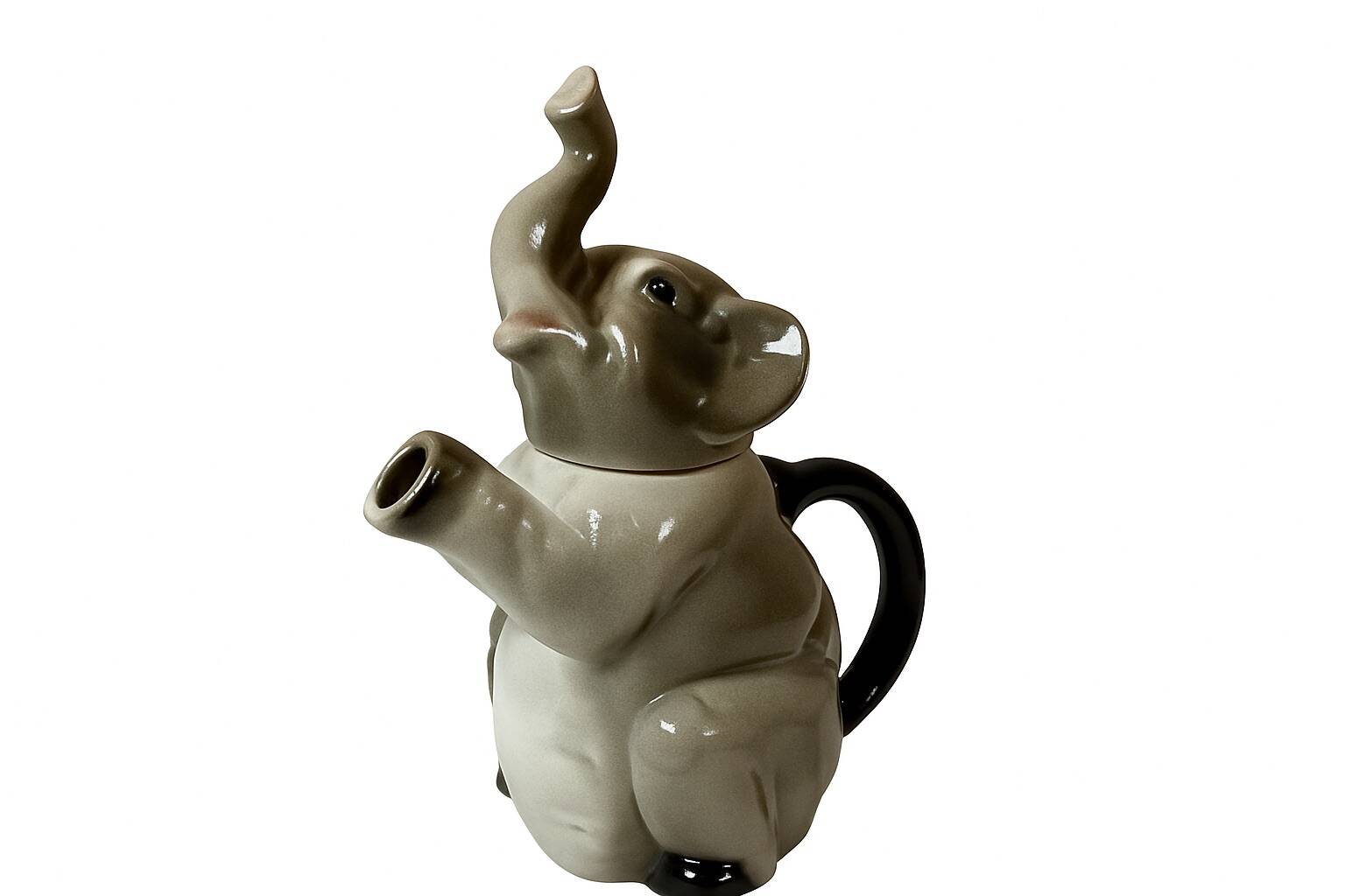 Porcelain elephant teapot