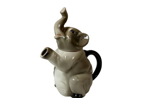 Théière éléphant en porcelaine