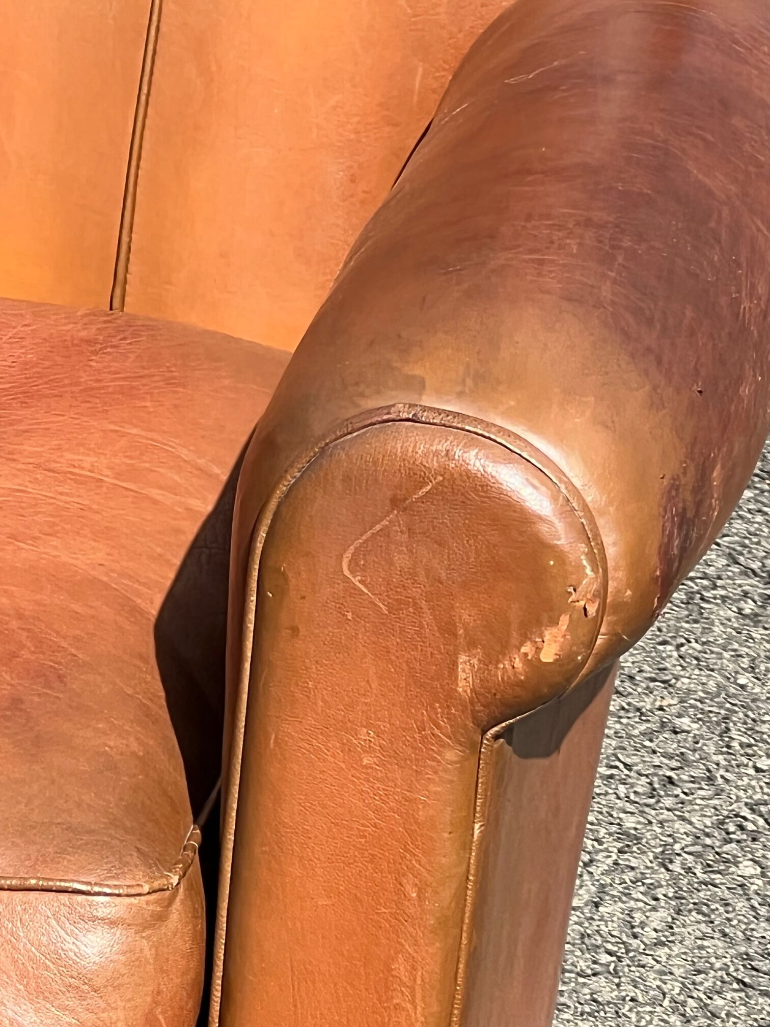 Leather clubs pair from the 1950s