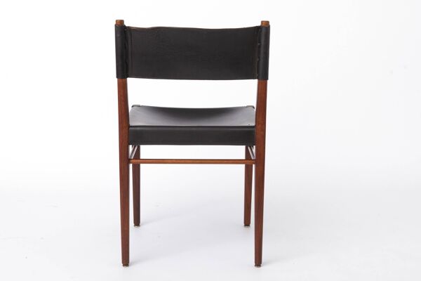 Ensemble de 3 chaises de salle à manger Helmut Magg – Modèle 3024 pour Deutsche Werkstätten