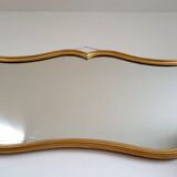 Old gilded wood mirror 149x74cm