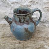 Art Nouveau stoneware pitcher signed Denbac