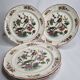 Ensemble de six assiettes Villeroy et Boch, décor Phénix, 26 cm