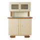 Unique two-piece Art Deco kitchen cabinet from the 1920s