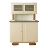 Unique two-piece Art Deco kitchen cabinet from the 1920s