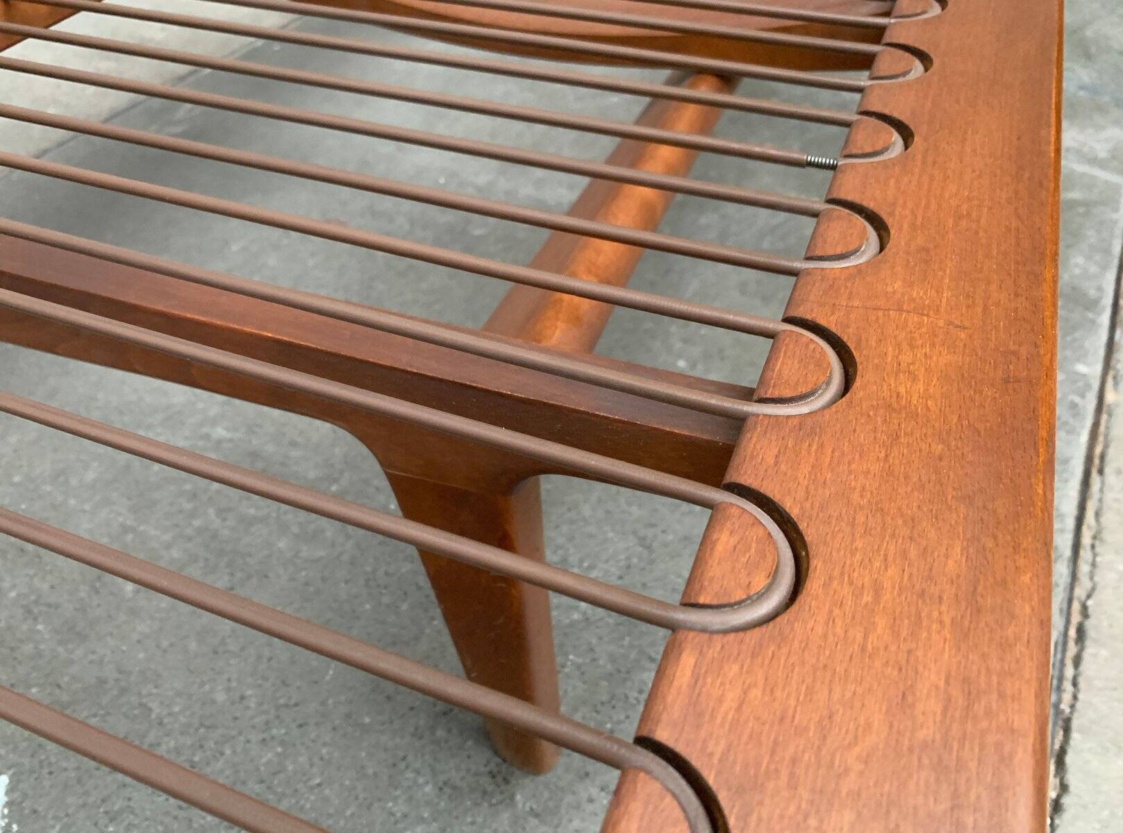 Mid-century minimalist teak canapé by Orla Mølgaard Nielsen for France & Søn / France & Daverkosen.