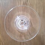 6 verres à pied en cristal