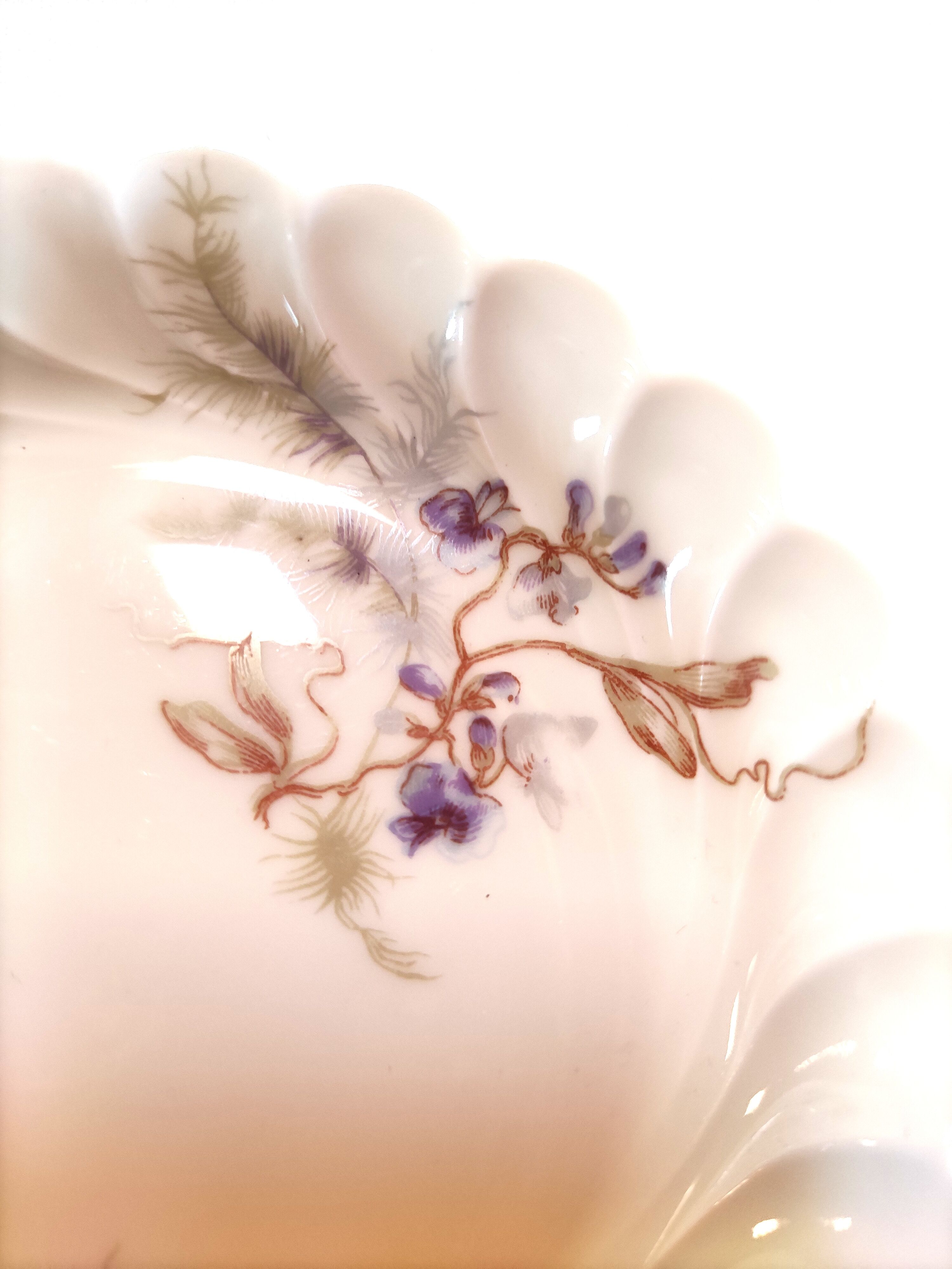 4 Haviland porcelain cups