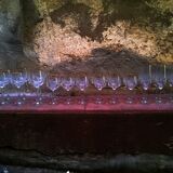 Large service 36 pieces of crystal