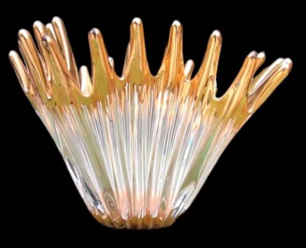 Ancienne grande coupe vase cristal de Bayel