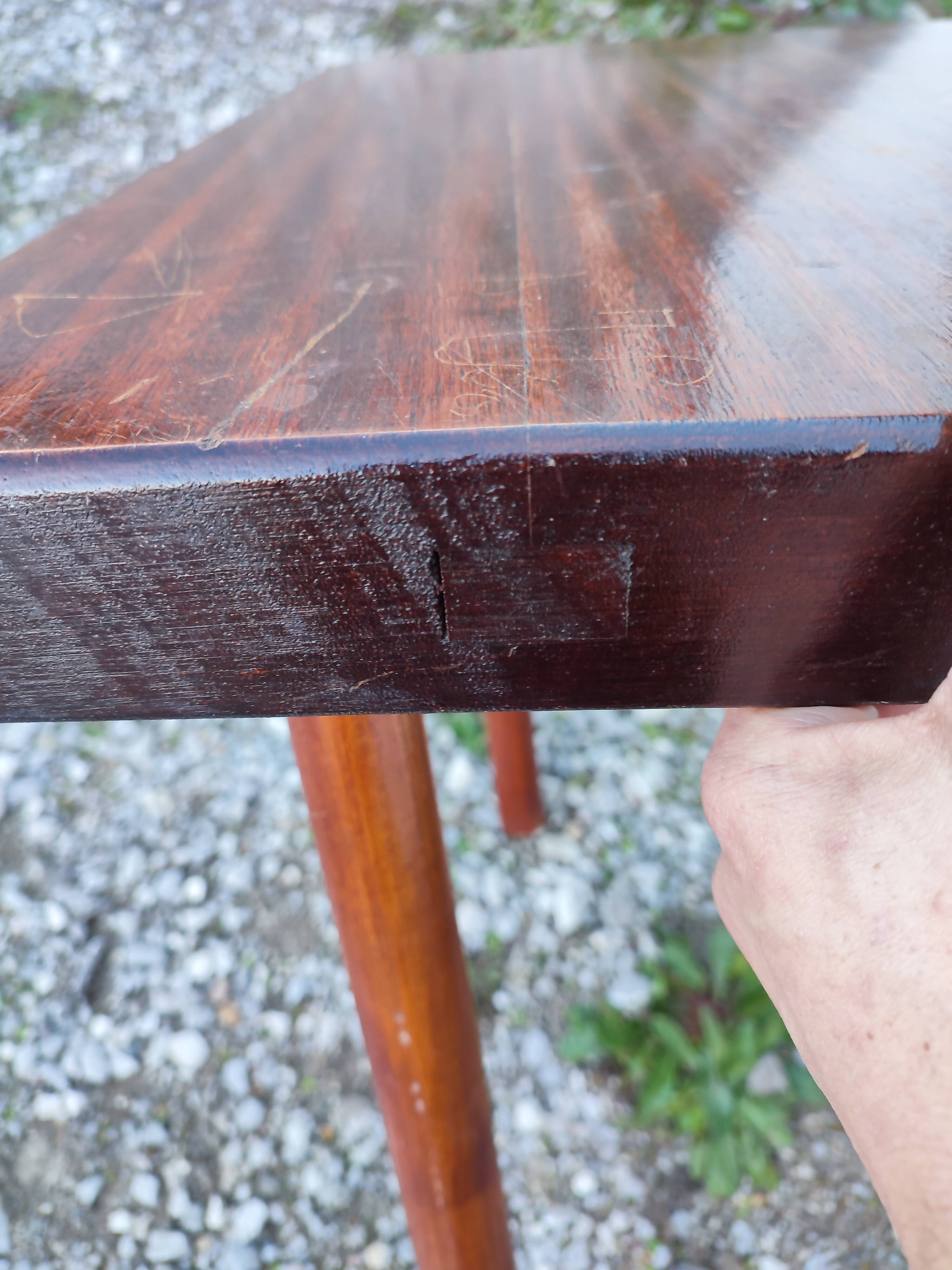 Teak side table Pierre Le Gall