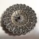 Antique Small Table Candlestick Holder Silver Plated Bronze Chiseled France