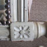 Louis XVI Shepherdess, 19th century copy, upholstered, beautiful antique chiseled