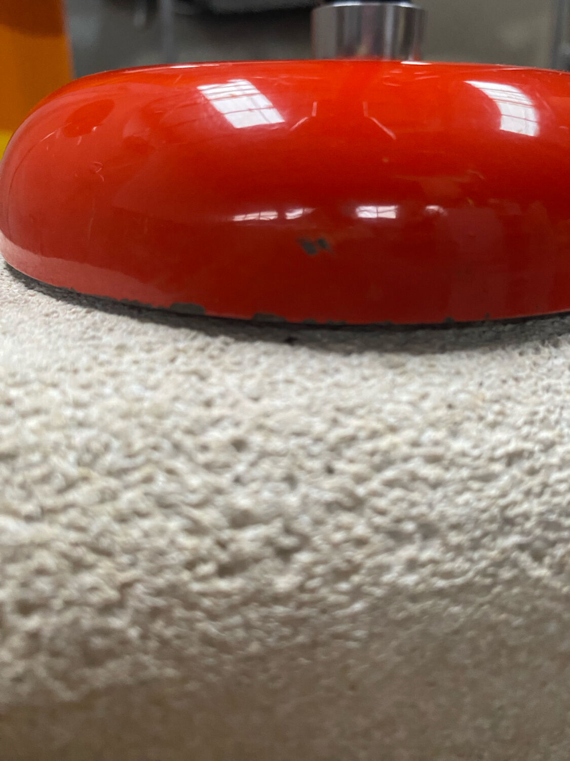 Orange lamp from the 70s, veb narva