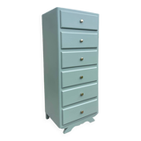 Vintage 1950 water green chiffonier