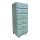 Chiffonnier vintage 1950 vert d’eau