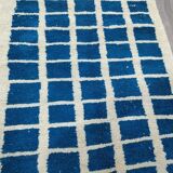 Handmade pure natural wool rug, size 160 x 250 cm